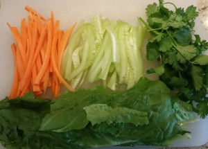 Prepped Vegetables