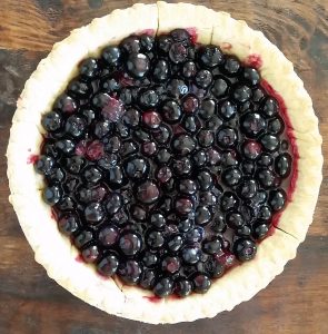 Fresh Blueberry Pie